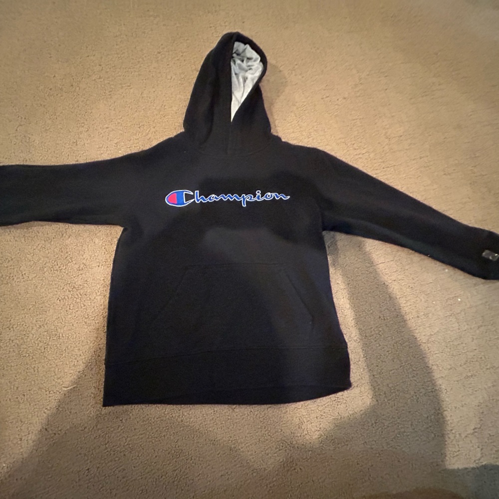 Champion sweatshirt, medium, worn